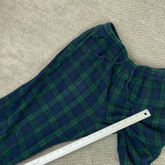 LL Bean Scotch Plaid Sleep Pants Pajama Bottoms Lot of 2 Men's Medium Loungewear - Picture 6 of 13